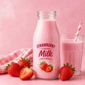 Strawberry Flavoured Milk