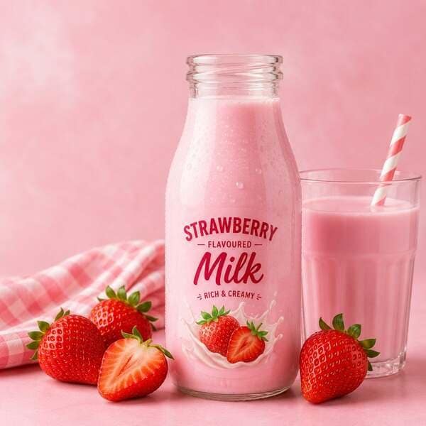 Strawberry Flavoured Milk